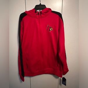 University Of Louisville Sweatshirt Hooded Zip Sweatshirt Louisville Cardinals